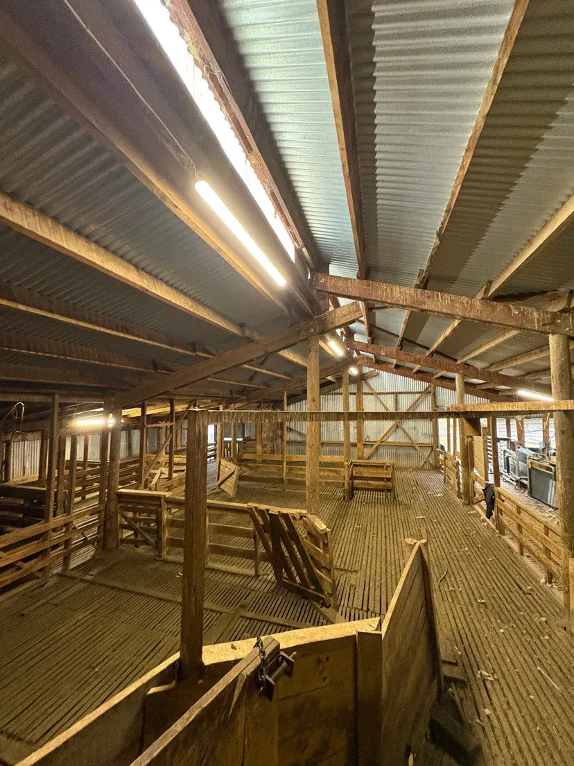 Farm workshop electrical setup in Canterbury