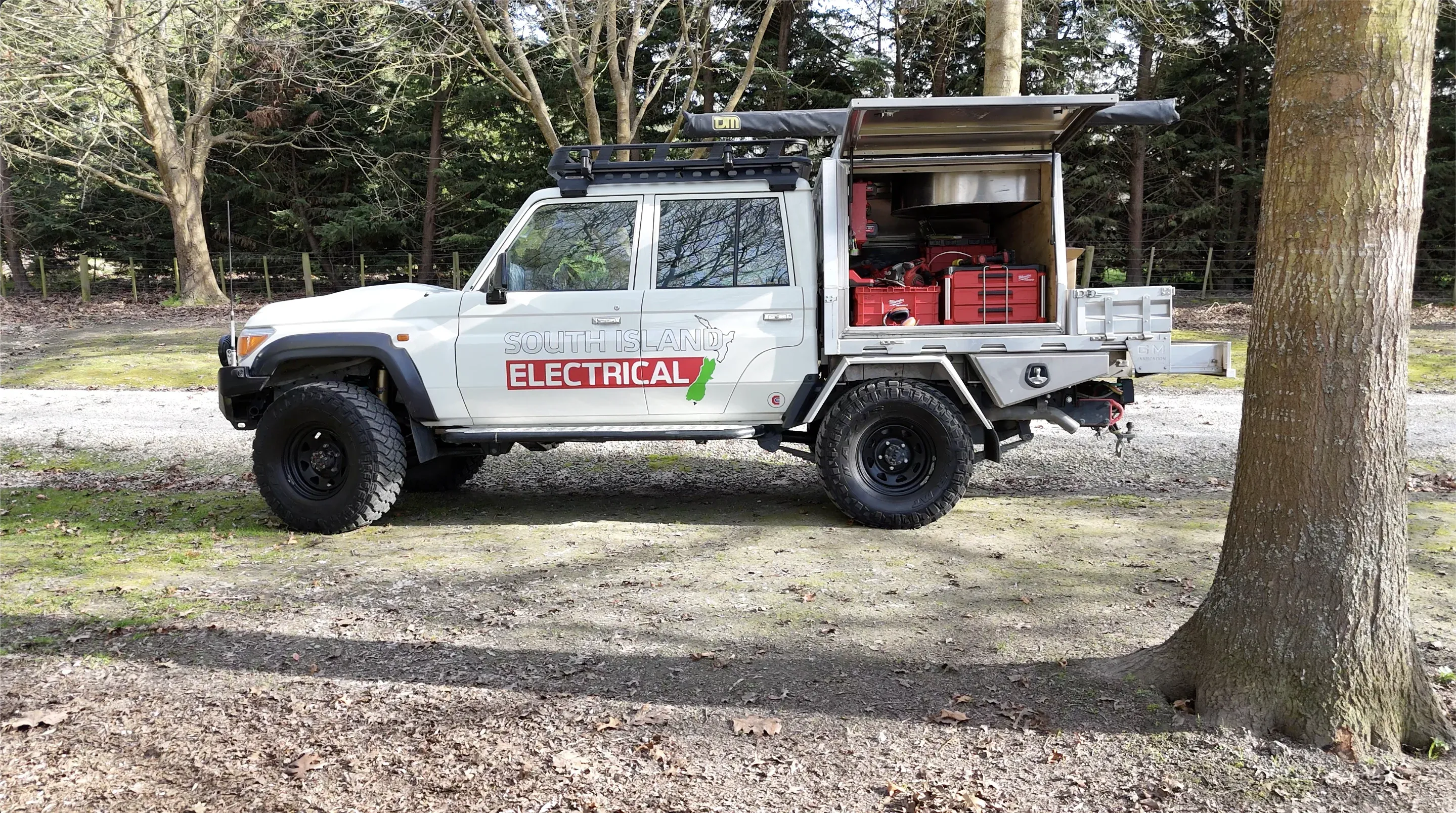 South Island Electrical team at work in Canterbury