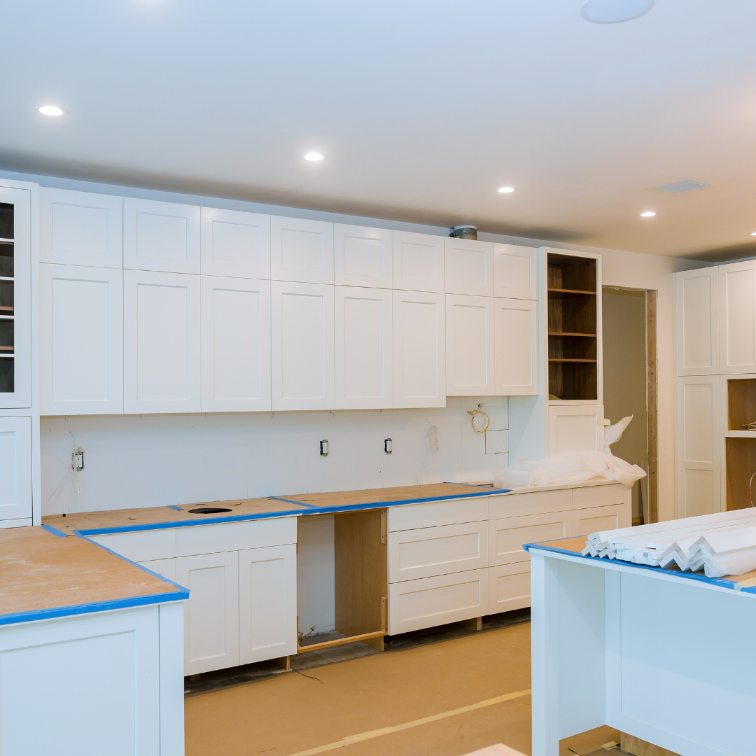 Kitchen renovation in progress